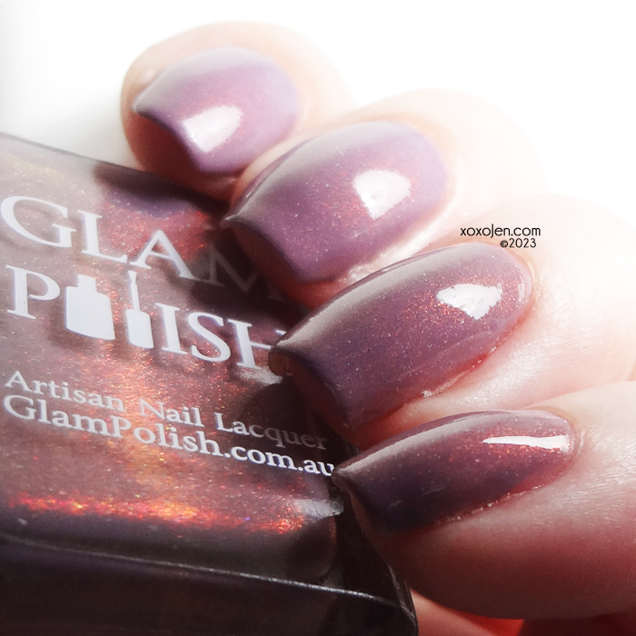 xoxoJen's swatch of Glam Polish Watch Me While I Bloom