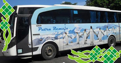 Harga Tiket Mudik Lebaran 2017 Bus Putra Remaja Jurusan Solo, Jogja, Lampung, Palembang, Jambi