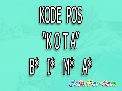 kode pos, kota bima, kode pos kota bima