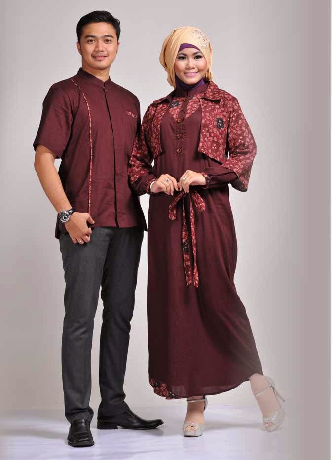 15 Model Baju Muslim Couple Pasangan Terbaik Kumpulan 