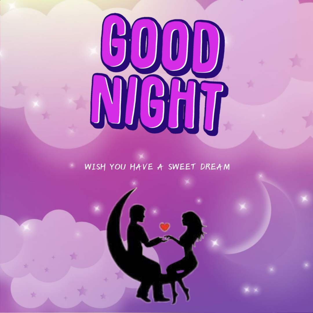 Good night Romantic couple image