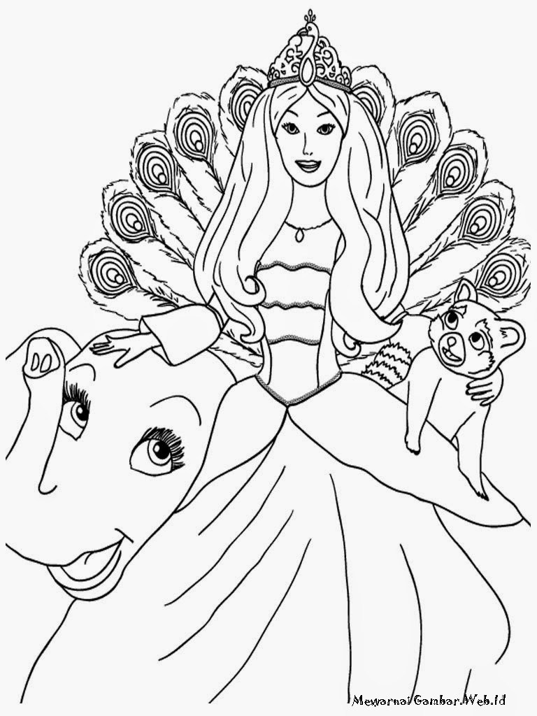 Gambar 13 Mewarnai Gambar Putri Salju Kartun Baju Sketsa Princess
