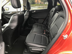 Rear seat in 2020 Ford Escape Titanium AWD