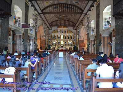 Inside the Basilica Del Santo Nino