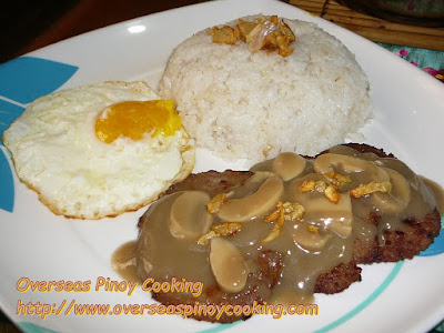 Ulam Burger, Pinoy Burger Steak Style