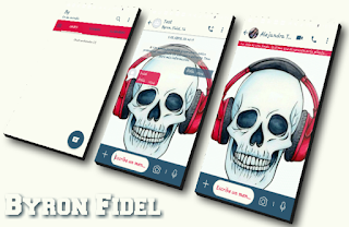 Skull on Headphone Theme For YOWhatsApp  Skull on Headphone Theme For YOWhatsApp & Fouad WhatsApp By Fidel López