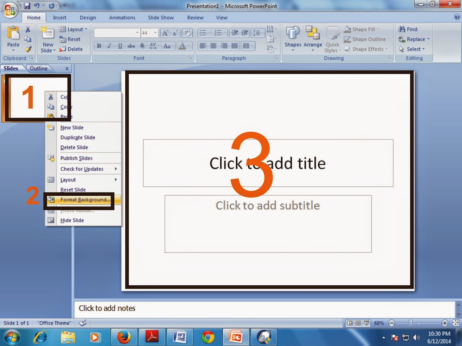 Cara Membuat Background Slide Di Microsoft Power Point Belajar