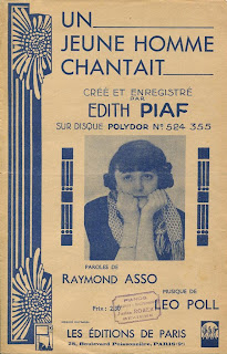 Edith Piaf - Un jeune homme chantait - France - 1942