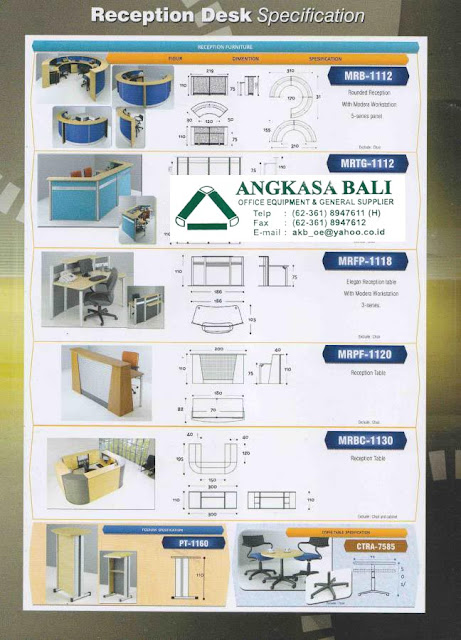 jual meja resepsionis di bali reception counter furniture