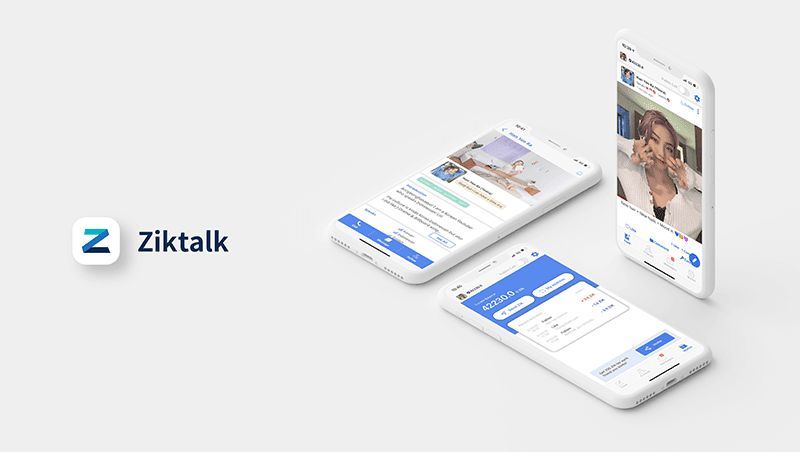 Ziktalk is a blockchain social network