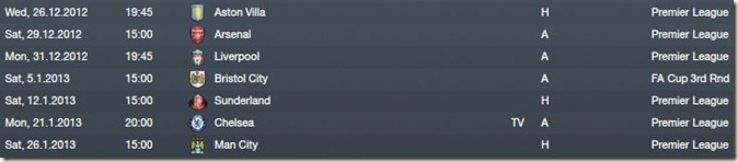 Tough PL matches ahead