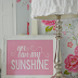 You Are My Sunshine Print and A Peek of Lillie and Lola's Room