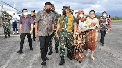 Kunjungi Sulut, Jenderal TNI Dudung Disambut Hangat Gubernur Olly