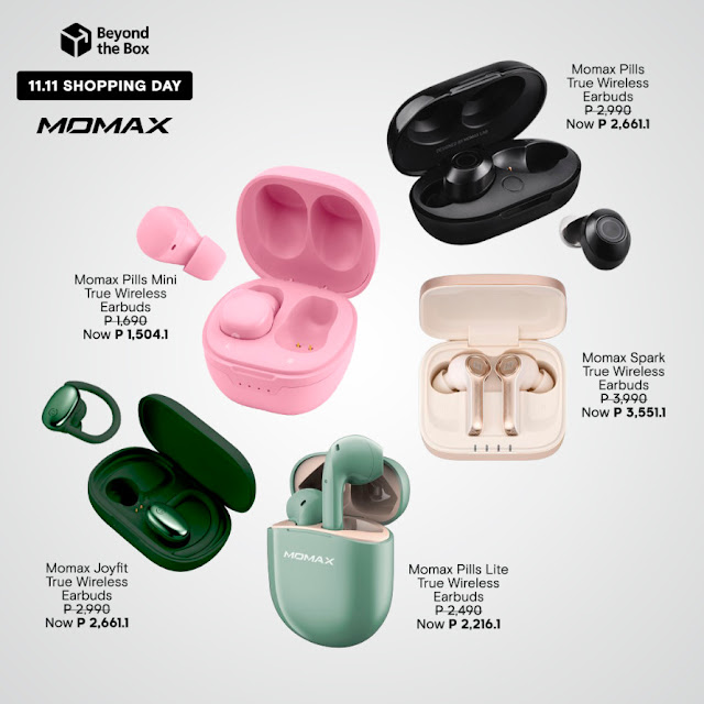 Momax Wireless Earbuds Beyond The Box 11.11