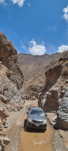 Die Schlucht ist nur bei schönem Wetter befahrbar.