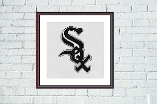 Chicago White Sox cross stitch pattern - Tango Stitch