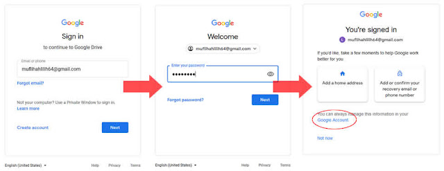 Login Google Account