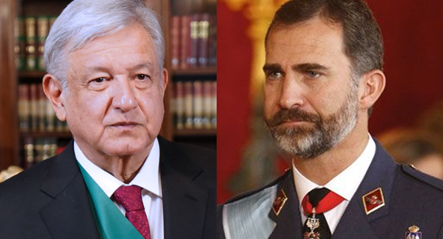 López Obrador pide al rey Felipe VI que pida perdón por los abusos en la "Conquista"