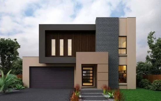 model rumah dengan atap dak beton