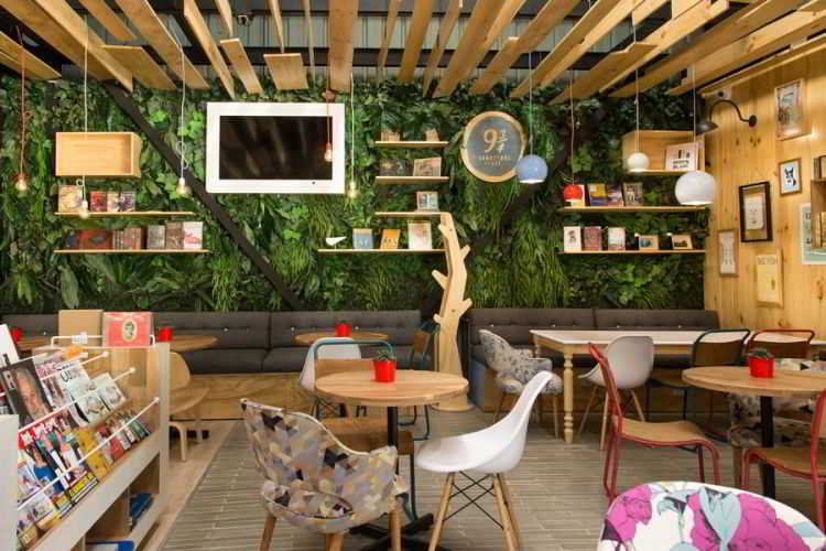 ツ 30+ konsep desain interior cafe minimalis outdoor 