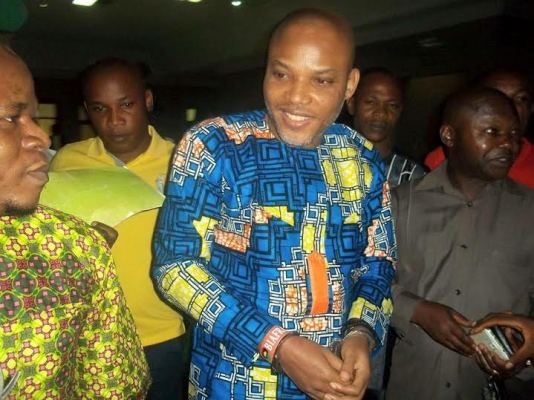 IPOB leader,Nnamdi Kanu arraigned in court today 