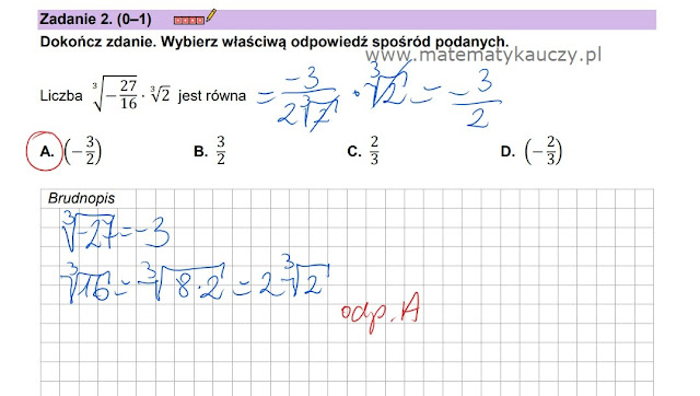 ROZWIĄZANIA Arkusza Maturalnego 2023 MATEMATYKA - 8 maj 2023 - Formuła 2023 - Poziom podstawowy