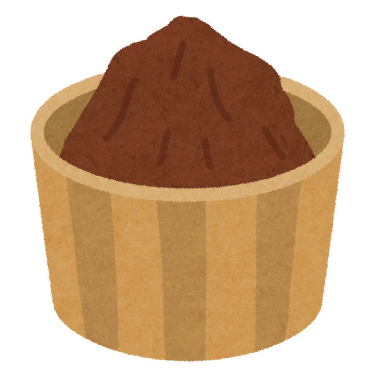 味噌のイラスト 赤味噌 かわいいフリー素材集 いらすとや