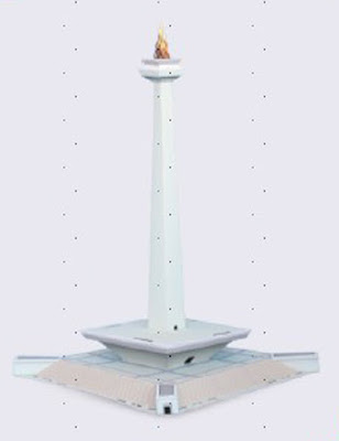 Monas Paper Craft Model