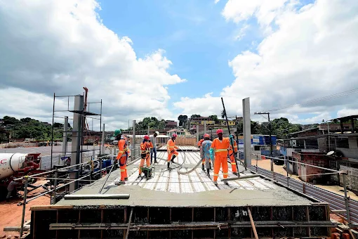 Salvador: Terminal de ônibus do Novo Mané Dendê ultrapassa 30% de obra concluída