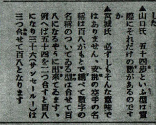 『琉球新報』於昭和11年(1936年)11月8舉辦的空手座談會新聞紀錄