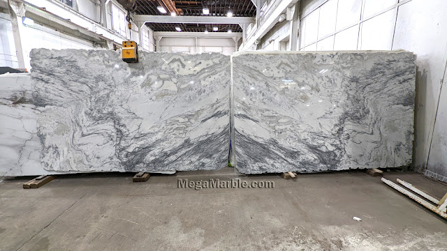 White Storm Granite Slab