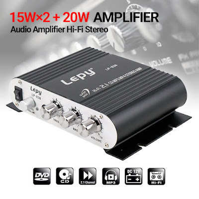 Tampilan Iklan Power Amplifier Lepy LP-838