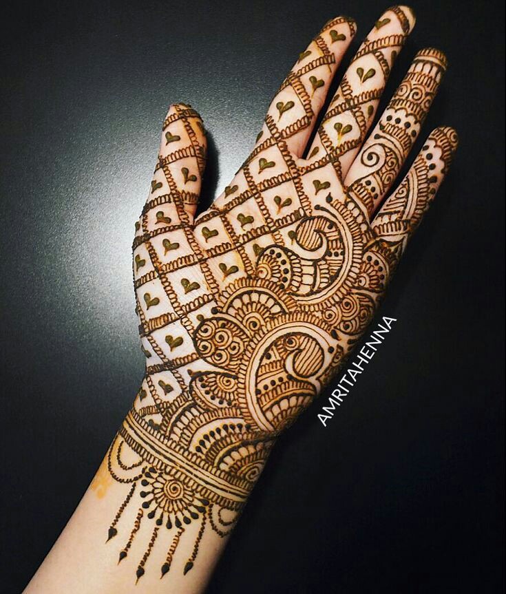 Simple And Easy Arabic Mehndi Designs For Hands Beginner