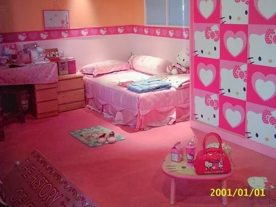 Berbagai Desain  Kamar  Hello  Kitty  Unik Untuk Anak 
