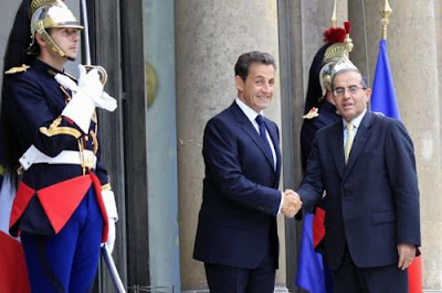 Global Hypocrisy: France Arming Libyan Rebels Nicolas%2BSarkozy%2BMahmoud%2BJebril%2BElwarfally