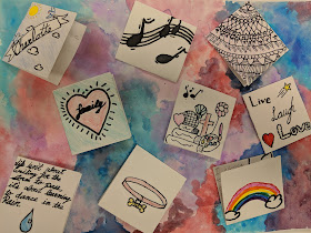 About Me Symbolism Creativity Card Series Drawing Art Project