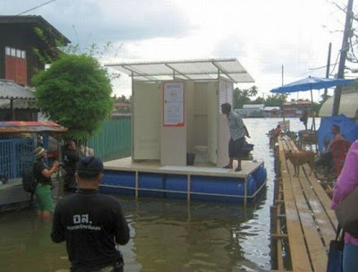 Ide Unik Untuk Menghadapi Banjir di Thailand