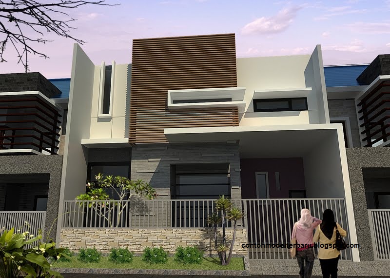 Model Rumah  Modern  Indonesia  Tahun 2012 Gambar  Contoh 