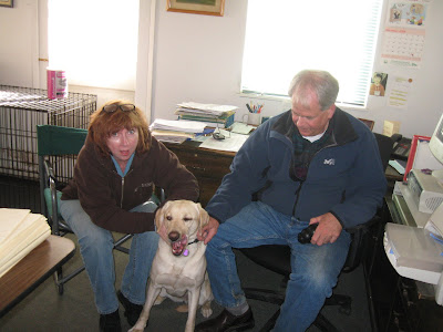 Poppy with Lorraine and Randy