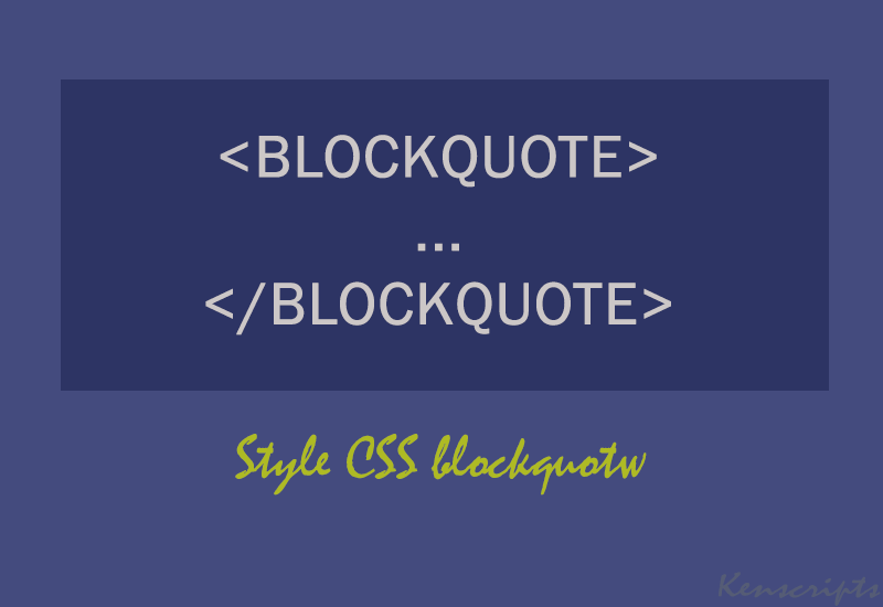 5 Desain blockquote dengan CSS keren
