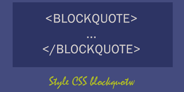 5 Desain Blockquote minimalis dengan CSS