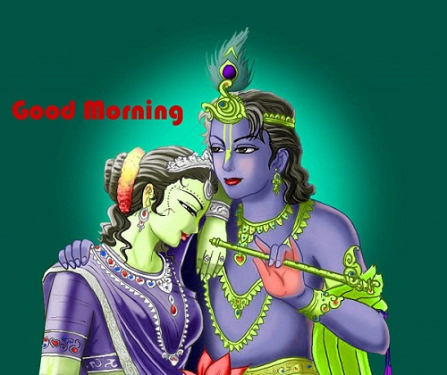 Good Morning Radha Krishna Photo