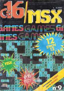 C16/MSX Games 9 - Dicembre 1986 | CBR 215 dpi | Mensile | Videogiochi
Forse una delle poche riviste riviste in Italia a dedicarsi attivamente al supporto del Commodore 16 e del Plus 4; conteneva un mix fra giochi commerciali, oppurtunamente modificati, e programmi originali creati da autori italiani e stranieri.