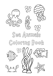 Sea Animal Coloring Book