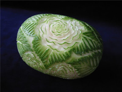 Watermelon carving art - seen at unik4u.blogspot.com