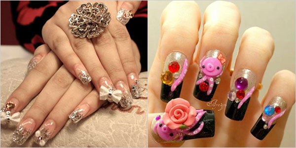 Japanese 3D Nail Art Designs