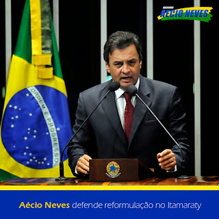 Aécio Neves defende reformulação no Itamaraty