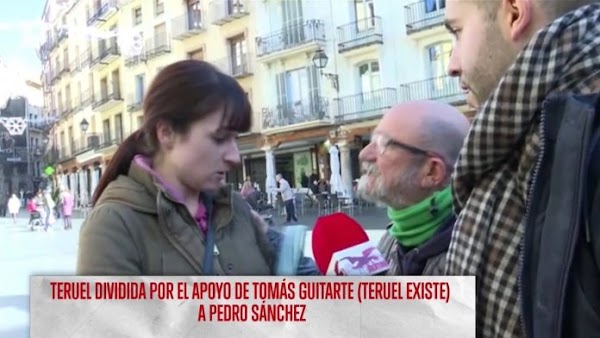 Vídeo | Una militante de Vox, al fundador de Teruel Existe: "Si hay que fusilarte, lo haremos"