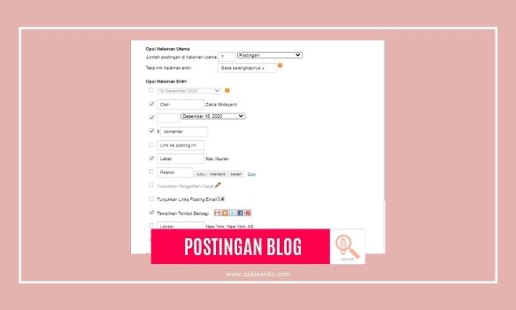 Postingan blog