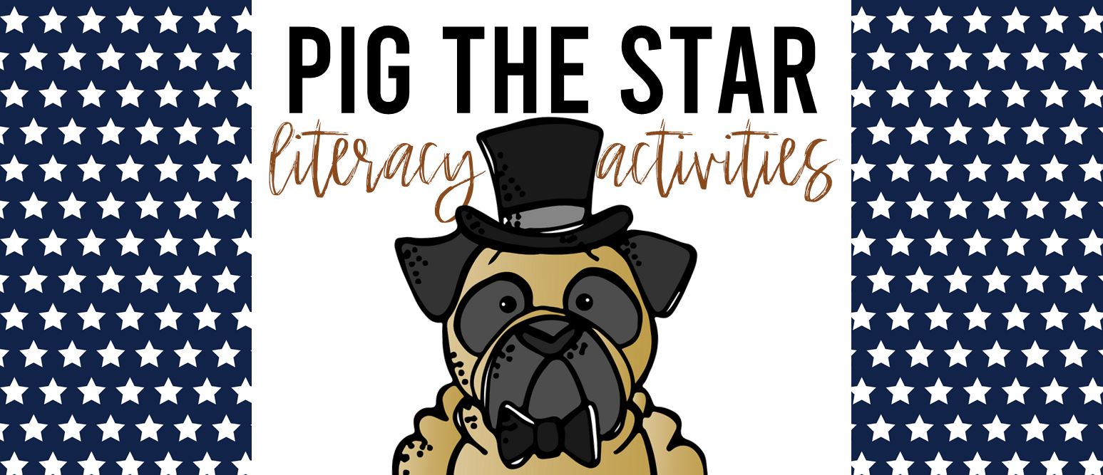 Pig the Star book activities unit with Common Core aligned literacy companion activities for Kindergarten and First Grade